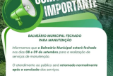Balne&aacute;rio Municipal de Bonito ficar&aacute; fechado nesta ter&ccedil;a e quarta-feira para manuten&ccedil;&atilde;o
