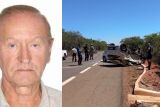 Empres&aacute;rio de 75 anos morre e tr&ecirc;s ficam feridos em acidente