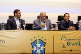 Presidente da CBF, Samir Xaud &eacute; homenageado durante agenda institucional em Campo Grande