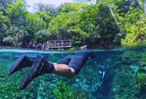 Venha Viver um Contato Singular com a Natureza na Nascente Azul em Bonito - MS