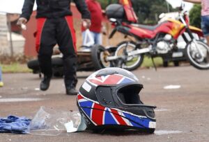 Criança tem braço quebrado em batida entre motocicletas em MS
