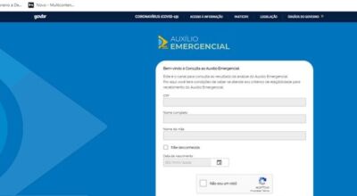 Consulta para saber se o CPF foi usado para requerer o Auxílio Emergencial deve ser feita no site da Dataprev - Reprodução