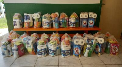 Os kits foram entregues na tarde desta segunda-feira. Foto: Marlan Pinheiro