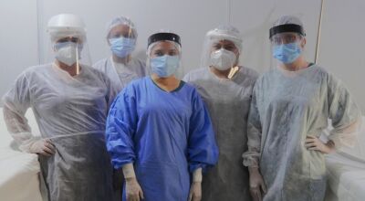 A equipe está empenhada em atender a população. Foto: Marlan Pinheiro