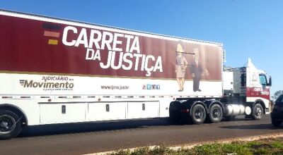 Carreta da Justiça atende população de municípios onde não há comarca - Foto: Divulgação