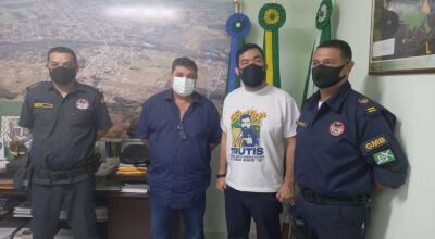GUARDA MUNICIPAL DE BONITO NO GABINETE