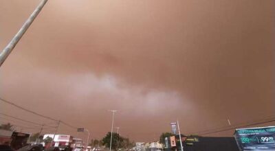 Tempestade de areia pode retornar a Mato Grosso do Sul - Crédito: Silas Lima
