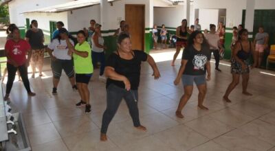 Águas do Miranda recebe 'aulão' do Projeto Circuito Viva Saúde, VEJA FOTOS