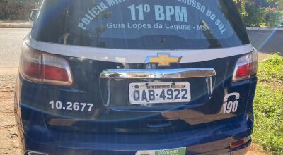 Horas após prender autores de roubo, PM de Guia Lopes da Laguna Impede roubo a motocicleta em Jardim