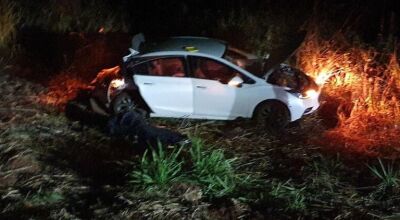 Acidente matou ex-vereador em Camapuã nesta manhã Crédito: Infoco MS
