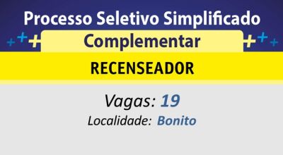 BONITO e mais 03 munic&iacute;pios de MS, IBGE abre mais 38 vagas do Censo, veja como fazer inscri&ccedil;&atilde;o