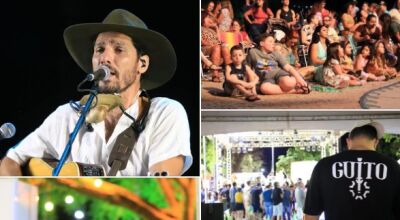 ASSISTA um pouco do Show do Guito no Festival da Guavira e veja como tá a Praça em Bonito (MS)