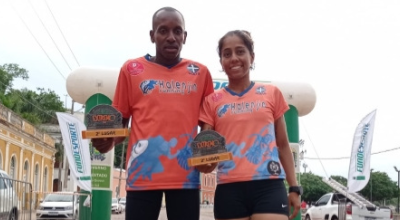 Conheça o Casal Leonardo e Roberta, do grupo Kelenjin Running que vem atraindo jovens para o esporte