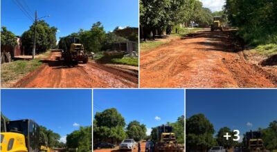 BONITO: Obras iniciou os trabalhos de recuperação de danos nas ruas urbanas, veja FOTOS