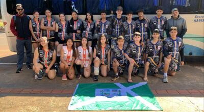 Equipes de voleibol de Bonito participam dos Jogos Escolares de MS em Dourados