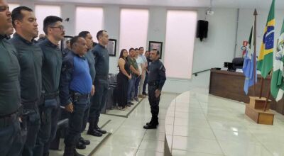 Policiais Militares da 1ªCIPM recebem Medalhas de Tempo de Serviço na Câmara de Bonito 