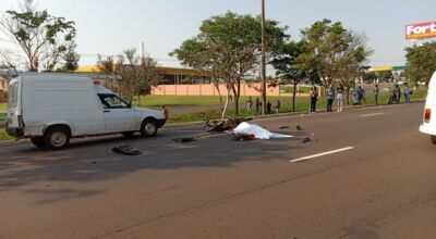 Rapaz morre em acidente entre moto e carro em Mato Grosso do Sul