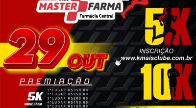 2&ordm; Edição da Corrida da Master Farma acontece dia 29 de outubro em Bonito MS