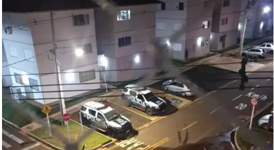 Suspeito de espancar esposa toma arma de policial e é morto a tiros em condomínio de MS