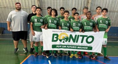 Time de Bonito &eacute; vice-campe&atilde;o estadual de futsal sub-14