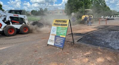 Operação tapa-buraco continua a todo vapor em Bonito