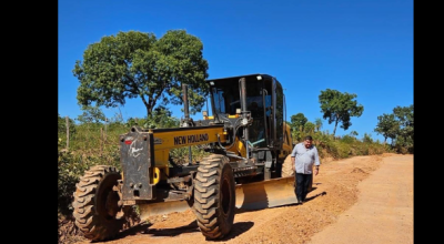 Prefeitura realiza manutenção das estradas vicinais de acesso a atrativos turísticos em Bonito