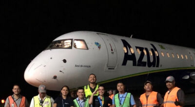 Aeroporto de Bonito MS realiza primeiro voo noturno.