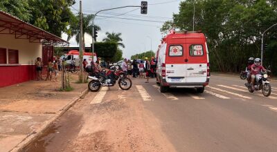 Pai faz vaquinha para enterro de bebê morta em acidente de moto em MS