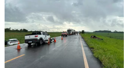 Homem morre em acidente envolvendo quatro veículos em MS