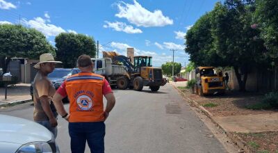 Defesa Civil Municipal de Bonito acompanha trabalho realizado pelo Mutirão de limpeza