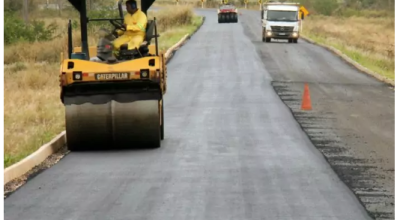 Pavimentação da Estrada do 21 chega aos 6 quilômetros finais