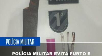 Polícia Militar evita furto e prende homem que tentava pular muro de residência em Bonito