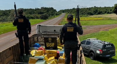 DOF faz apreensão de 8 toneladas de Maconha e Cigarros contrabandeados. VEJA VÍDEOS! 