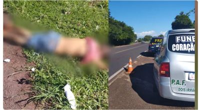 Homem é encontrado morto às margens de rodovia em MS