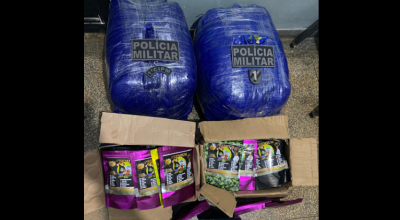 Polícia Militar em Bodoquena realiza prisão de passageiro que transportava folha de coca