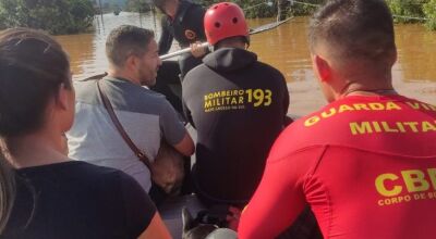 Equipes de MS resgataram mais de 900 pessoas e 200 animais no Rio Grande do Sul