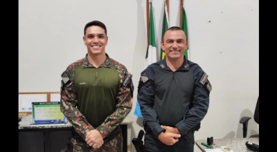 Comandante da 1ªCIPM recebe visita dos novos Comandantes em Bonito da Polícia Militar Ambiental