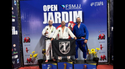 Atleta representa PM de Bonito na 4ª Etapa do campeonato de Jiu-jitsu realizada em Jardim