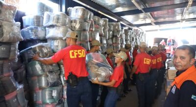Mato Grosso do Sul inicia o envio de 15 mil cobertores doados para o Rio Grande do Sul