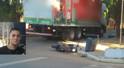 Militar morre após bater motocicleta em caminhão em MS