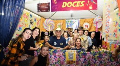 Apadrinhado por Paulo Corrêa, Grupo Onça Pintada marca presença na festa junina da ALEMS