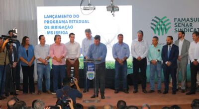 Governo de MS lança programa para aumentar área irrigada e produção