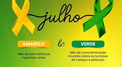 Julho Amarelo e Verde no Laboratório Bonito - Duas ações importantes para a saúde pública no Brasil.