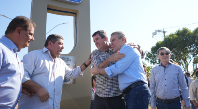 Com Riedel e Josmail, Paulo Corrêa inaugura MS-345 e Rodovia do Turismo, em Bonito