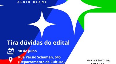 Bonito abre edital do Plano Nacional Aldir Blanc para fomento cultural