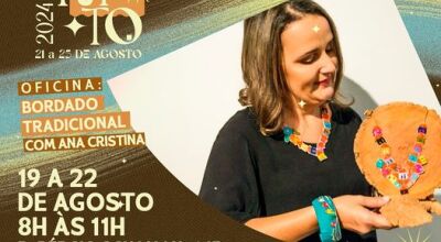 Festival de Inverno de Bonito terá oficina de bordado; veja como participar 