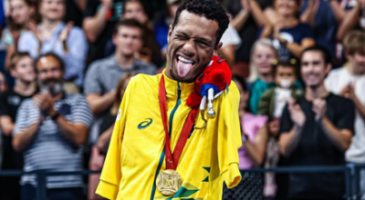 Gabrielzinho conquista primeiro ouro do Brasil 