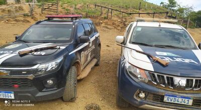 Polícias Militar e Civil apreendem duas armas de fogo em Bodoquena