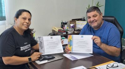 Prefeito recebe estudante de direito em Bonito