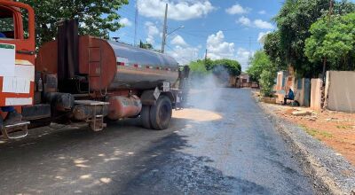 Prefeito Josmail Rodrigues comemora obras de infraestrutura na Vila Marambaia